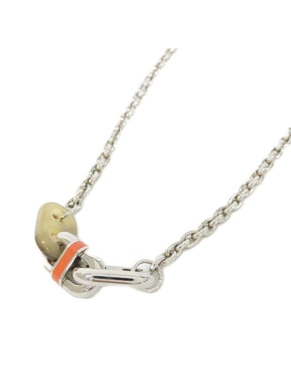 Hermes Maillon Necklace Silver